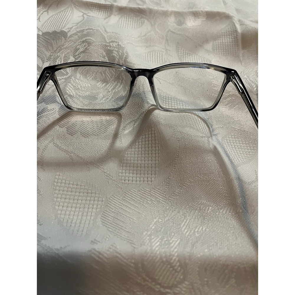 Men's plastic rectangular frames, Two tone grey - Picture 2 of 4